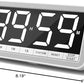 VOCOO Digital Kitchen Timer with 7.8” Extra Large Display, Magnetic, LED with 3 Brightness, 4 Alarms and 3 Volume Levels, Battery Countdown Count Up Timer for Cooking, Classroom, Home Gym (White)