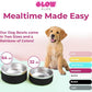 64 oz Black Anti-Skid Dog Bowl, Vacuum Insulated, Powder Coated, Stainless Steel, Non-Slip, Easy to Clean