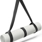 MRZZATA Yoga Mat Carrier Strap Long - Adjustable Thick and Wide Strap for Carrying Mat or Stretching, Black