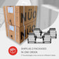 NUOBELL Adjustable Dumbbells 5-80 lbs: Replace 16 Sets, Ideal for Home Gym Weight Bench & Press