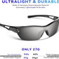 BEACOOL Polarized Sports Sunglasses for Men Women Youth Baseball Cycling Running Fishing Golf Motorcycle TAC Glasses UV400