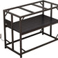 Sturdy Metal Aquarium Stand with Power Outlets, Adjustable Storage Cabinet - 660LBS Capacity, Black - Suitable for 40 Gallon Fish Tank, Turtle Tank, Fish Tank Accessories - Perfect Fish Tank Stand for Organization and Convenience