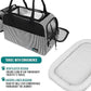 PetAmi Dog Purse Carrier for Small Dogs, Airline Approved Soft Sided Pet Carrier with Pockets, Ventilated Dog Carrying Bag for Puppy Cat, Dog Travel Supplies Bag, Sherpa Bed, Max 12 lbs, Stripe Black