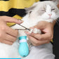 8 Piece Cat Grooming Supplies ，Adjustable Multifunctional Anti-Bite Shower net Bag，Cat Claw Covers，Cat Bath Brush and Cat Nail Clipper(Grey-B)