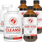 Silver Fern Brand Ultimate Clean-Up Kit - Moderate to Severe Issues - Cleanse Capsules & Nano Scrub Liquid, I Kit, 30 Day Supply, No Gluten, No Dairy, Made in USA