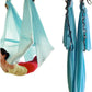Aerial Yoga Hammock 5.5 Yards Yoga Swing Pilates Silk Home Gym Fitness Include hardware,Daisy Chain, Pose Guide