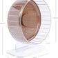 Niteangel Super-Silent Hamster Exercise Wheels: - Quiet Spinner Hamster Running Wheels with Adjustable Stand for Hamsters Gerbils Mice Or Other Small Animals (M, Brown)