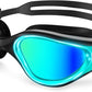 ZIONOR G1 Nava Super Anti-Fog Unisex Swim Goggles Mirror/Bright Smoke Lens