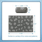 Best Pet Supplies Dog Poop Bags (240 Bags) for Waste Refuse Cleanup, Doggy Roll Replacements for Outdoor Puppy Walking and Travel, Leak Proof and Tear Resistant, Thick Plastic - Gray