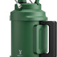 1 Gallon Insulated Water Bottle for Hiking: Meoky 128 oz Triple Wall Vacuum Stainless Steel Metal Water Jug - Top and Side Handles, Cold for 48 Hrs, 2-in-1 Straw and Spout Lid, Leakproof for Gym (Fir)