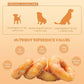 ASMPET Dog Treats Chews, Chicken Wrapped Rawhide Donuts Dental Care Chews for Small Medium Large Breed Aggressive Chewers (Pack of 4)