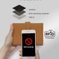 RFID Passport Holder Travel Wallet Compact for Women, Leather Passport Wallet with Card Holders,Zippered Coins Pocket and Cash Compartment, Brown
