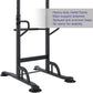 SogesHome Power Tower Adjustable Height Assistive Trainer Dip Station,Pull Up Bar and Dip Stand,Multi-Function Strength Training Fitness Workout Station for Home Gym Fitness Equipment