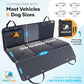 APetsPlanet Dog Car Seat Cover for Back Seat Hard Bottom - Waterproof Backseat Extender for Dogs - Pet Hammock for Car, Truck, SUV - Protector Bed with Mesh Window & Storage - Black, No Door Covers