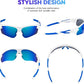 BEACOOL Polarized Sports Sunglasses for Men Women Youth Baseball Fishing Cycling Running Golf Motorcycle Tac Glasses UV400
