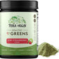 TERRA ORIGIN Healthy Greens Powder Blend | Superfoods, Probiotics, Enzymes, Spirulina | for Immune & Digestive Gut Health Support | Energy & Wellness Boost | 30 Servings (Kiwi Strawberry)