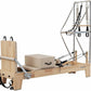 Pilates Reformer Machine, Quick-Assembly Studio Grade Pilates Equipment for Gym and Home, Oak Wood Pilates Reformer with Reformer Accessories