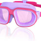 Kids Swim Goggles for Ages 4-12: Clear Vision, Wide View, No Leaks, Anti-Fog, UV Protection & Comfortable Fit
