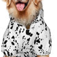 Dalmatian Hoodie, Cute Halloween Cosplay Winter Costume With Pocket, Dalmatians Print Clothes for Medium Large Dogs
