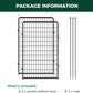 FXW Rollick Unleashed Dog Playpen for Indoor, Yard, RV Camping, 50 inch 2 Panels for Large Dogs, Black│Patented