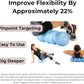 Rollga LITE - The Better Foam Roller for Physical Therapy. Deep Tissue Massage Roller for Muscle Recovery, Back Pain Relief & Flexibility. Yoga & Pilates Exercise Roller. Beginner & Athlete Approved.