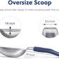 WePet Cat Litter Scoop, Aluminum Alloy Sifter, Kitty Metal Scooper, Deep Shovel, Long Handle, Poop Sifting, Kitten Pooper Lifter, Durable, Heavy Duty, for Litter Box