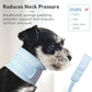 Cat Neck Brace Cover - Breathable & Adjustable Elizabethan Collar for Post-Surgery Recovery Anti-Scratch Anti-Lick Protection, Cervical Cone for Small Medium Large Dogs Puppies Kittens (Large,Blue)