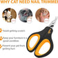 Cat Nail Clipper - Professional Cat Claw trimmer & Cat Claw Clipper - Cat Nail Trimmers Suits All Small Animals such as Dogs, Cats, Puppies, Kittens, Birds, Hedgehogs, ferrets, rabbits, hamsters ..