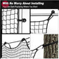 Sports Backstop Net - Hitting Net for Golf, Baseball, Hockey, Soccer - 10 x 10Ft/10 x 15Ft/10 x 20Ft/10 x 25Ft/15 x 15Ft/15 x 20Ft