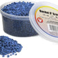 Hygloss Products Craft Rocks, Mini Stones For Art Projects - Bucket O' Gravel, Light Blue, 1 lb