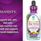 Maximum Strength Liquid Biotin Drops w/ 12,500 MCG – Best Vitamins for Fast Hair Growth, Reduced Hair Loss, Healthy Skin & Strong Nails -5X More Potent Than Pills– Max Absorption, Vegan– 4oz, 30 Serv