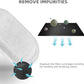 Cat Water Fountain Filter Compatible with Stainless Steel Dispenser, Efficient Filtration with Coconut Shell Activated Carbon and Fresh Water (8 Filters+8 Sponges)