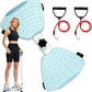 Waist Twister Machine with Resistance Bands - 300 lbs Weight Capacity, Non-Slip Twist Board, Noiseless Ab Twister for Belly Fat Loss, Home Gym Equipment for Women/Men