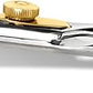 Sharf Dog Grooming Scissors, Gold Touch 6.5 Inch Curved Sharp Professional Pet Grooming Shear with Safety Round Tip, Ball Point for Safe and Easy Use Even for Nose, Ear and Face