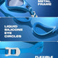 ZIONOR G1 Nava Super Anti-Fog Unisex Swim Goggles Mirror/Bright Smoke Lens