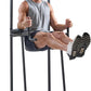 Sunny Health & Fitness Power Tower, Dip Bar, Push-Up & Pull Up Assisting Parallette Station w Optional Rock Climbing Grip Trainer