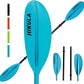 Kayak Paddle 4 Pieces Aluminum Shaft and PP Blade Floating 86.6in/220cm, 90.5inch/230cm Lightweight Oars