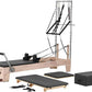 VEVOR Pilates Reformer Machine, Pilates Workout Equipment for Home Gym Studio Use, Pilates Bed with Dual Resistance- Spring & Cord, Reformer Set, Up to 400 LBS