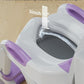 Potty Training Seat with Step Stool Ladder, Potty Training Toilet Seat with Soft Seat Splash Guard, Adjustable Height, 2 in 1 Potty Seats for Toddlers Kids Boys Girls