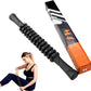 Muscle Roller Stick, Yoga Massage Roller Bar Fitness Beauty Tool for Athletes Relief Leg Back Pain (Black)