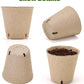Peat Pot, 126 Packs 3.15 Inch Seed Starting Pots with Drainage Holes Round Nursery Pot, Biodegradable Round Plant Seed Starter Peat Pots Germination Seedling Trays