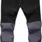 Men's Hiking Snow Ski Pants Softshell Fleece Lined Winter Water Repellent Outdoor Fishing Cargo Pants