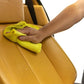 The Rag Company - Standard Waffle Weave Microfiber Towels (3-Pack) Detailing, Window, Glass and Drying, Wax & Polish, Lint-Free, Streak-Free, 370gsm, 16in x 16in, Yellow
