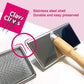 Pet Slicker Brush for Large Dogs, Wooden Handle, Gently Remove Tangled and Mats Hair, Pet Grooming Brush Tool, Sheepskin Wool Carders (3.85")