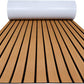 FOCEAN Boat Flooring EVA Foam Boat Decking Faux Teak Marine Flooring Boat Mat Boat Carpet Sheet for Motorboat RV Yacht Kayak Surfboard, 94.5"x 47.2"/35.4"/23.6"/15.7"