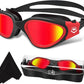 WIN.MAX Polarized Swimming Goggles Swim Pool Goggles Anti Fog Anti UV No Leakage Clear Vision for Men Women Adults Teenagers