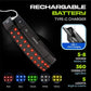 Colorway Led Running Belt – Day & Night Adjustable Waist Pack, Removable Light Strip, 3 Pouches for All Essentials, Reflective Running Gear for Men & Women (Rechargeable, Machine Washable)