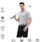 Men's Golf Polo Shirts Short Sleeve Striped Performance Moisture Wicking Dry Fit Golf Shirts for Men