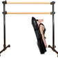 4 Ft Portable Wood Ballet Barre Ballet Bar Dance Barre Freestanding with Carry Bag