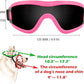 Medium Dog Sunglasses with Adjustable Strap UV Protection, Winproof Puppy Sunglasses, Suitable for Dogs Eyes Protection，Soft Dog Goggles